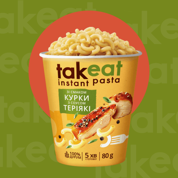 Instant Pasta зі смаком курки з соусом теріякі