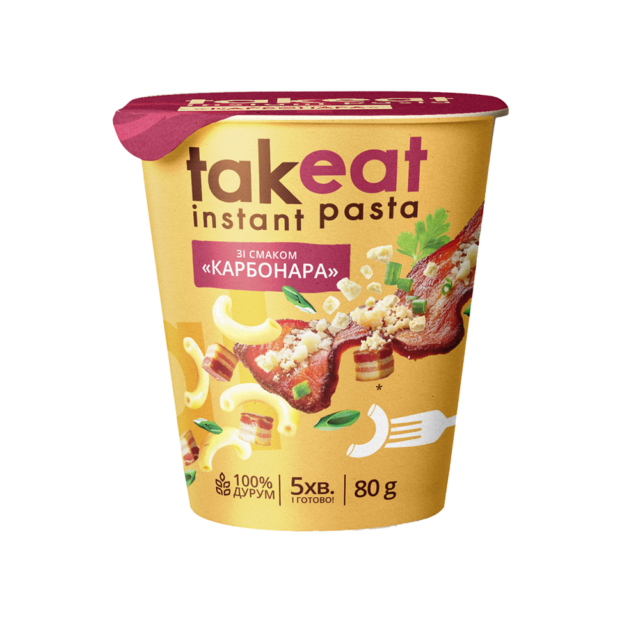 Instant Pasta зі смаком карбонара
