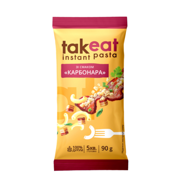 Instant Pasta зі смаком карбонара