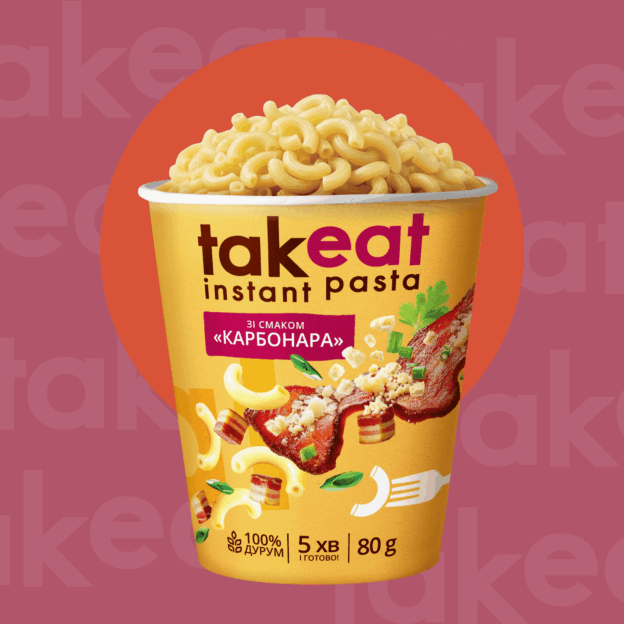 Instant Pasta зі смаком карбонара