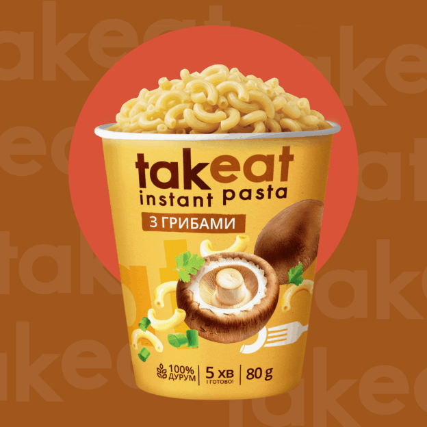 Instant Pasta зі смаком грибів