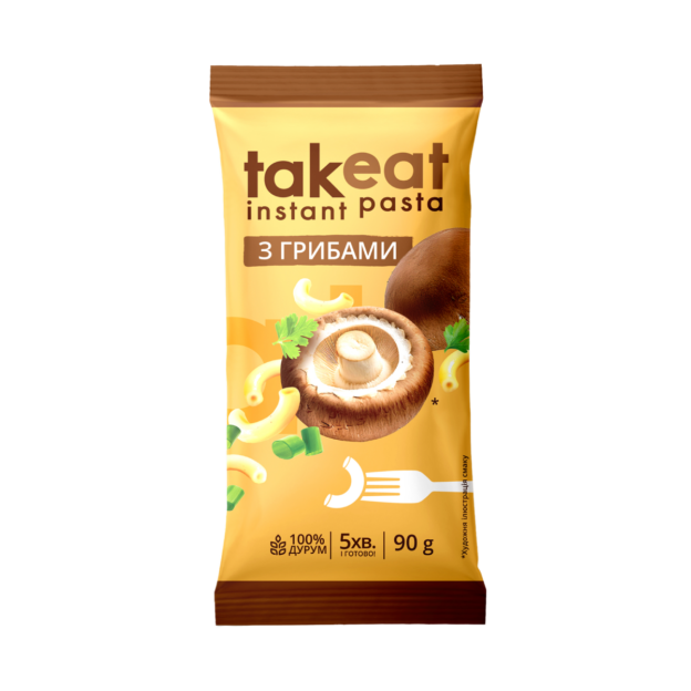 Instant Pasta зі смаком грибів
