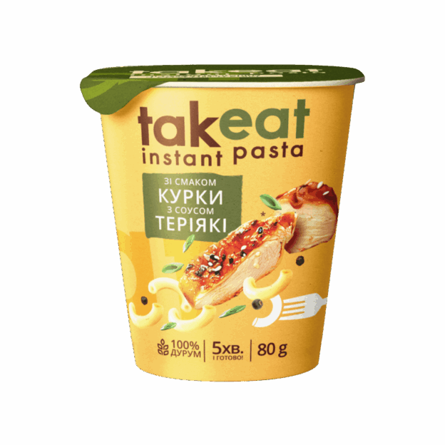 Instant Pasta зі смаком курки з соусом теріякі